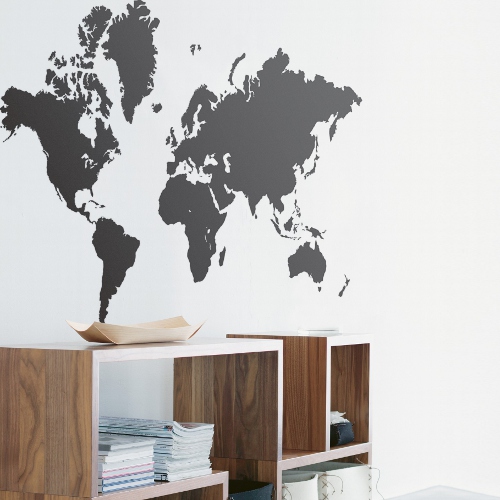 World Map Wall Sticker