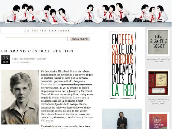 www.lapetiteclaudine.com Showcase of popular blogs from Spain