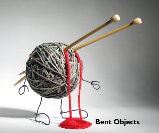 yarn1306 Wire iron, some objects, fruits and vegetables is Bent Objects!