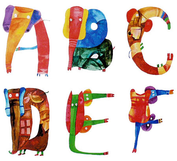 yusof gajah 1 Elephabet Typeface for Children Literacy