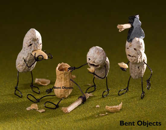 zombienuts Wire iron, some objects, fruits and vegetables is Bent Objects!