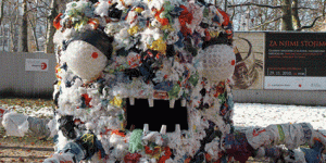 Monster Made Out of Plastic Bags