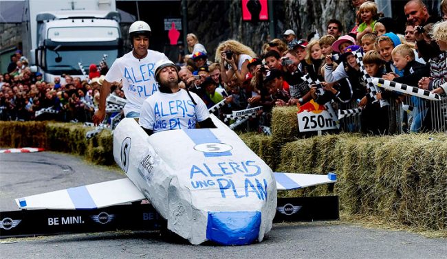 Stockholm Red Bull Soapbox Race: Limos, Jets And Boats Careen Through The Streets