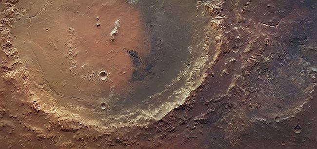 Photo Of Holden Crater On Mars