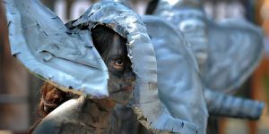 Activist Group Performs for the Rights of Elephants in Barcelona