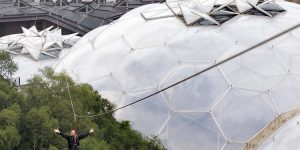 England's Longest Zip Wire Opens At The Eden Project