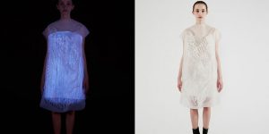 (NO)WHERE (NOW)HERE - Interactive Dresses by Ying Gao