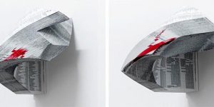 Phone Book Sculptures by Gemis Luciani