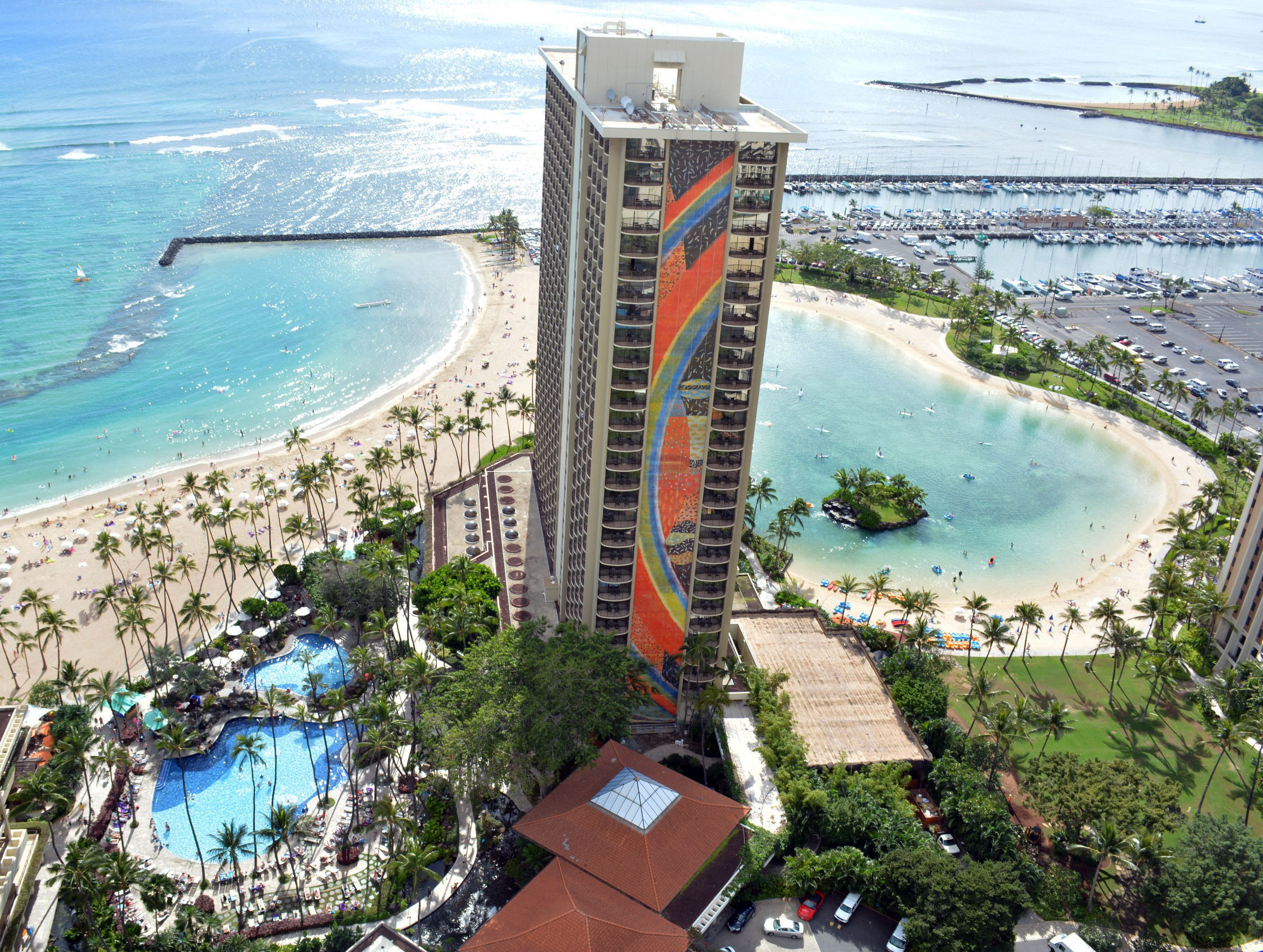 Rainbow Mural from Tapa Tower » Design You Trust