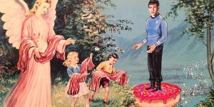 This Artist Painted Famous Characters Into Old Thrift Store Paintings And Raised Their Value