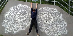 Polish Artist Covers City Streets In Intricate Lace Patterns