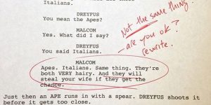 Terrible Rough Drafts from Your Favorite Movies