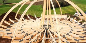 Wooden Dome Design by Patrick Marsilli