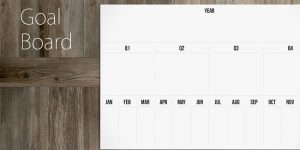 This Goal Board Designed To Be A Constant Visible Reminder Of Where You're Headed In Life