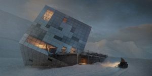 The Surrealist Cube House as Mountain Retreat