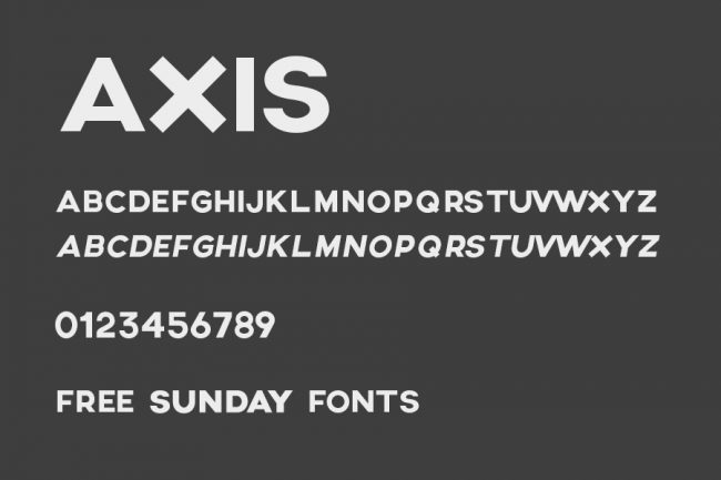 Axis Font