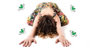 Photo Illustration Of A Yogi In A Spring Mood