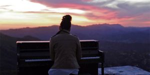 Mystery Piano On Top Of The Mountain