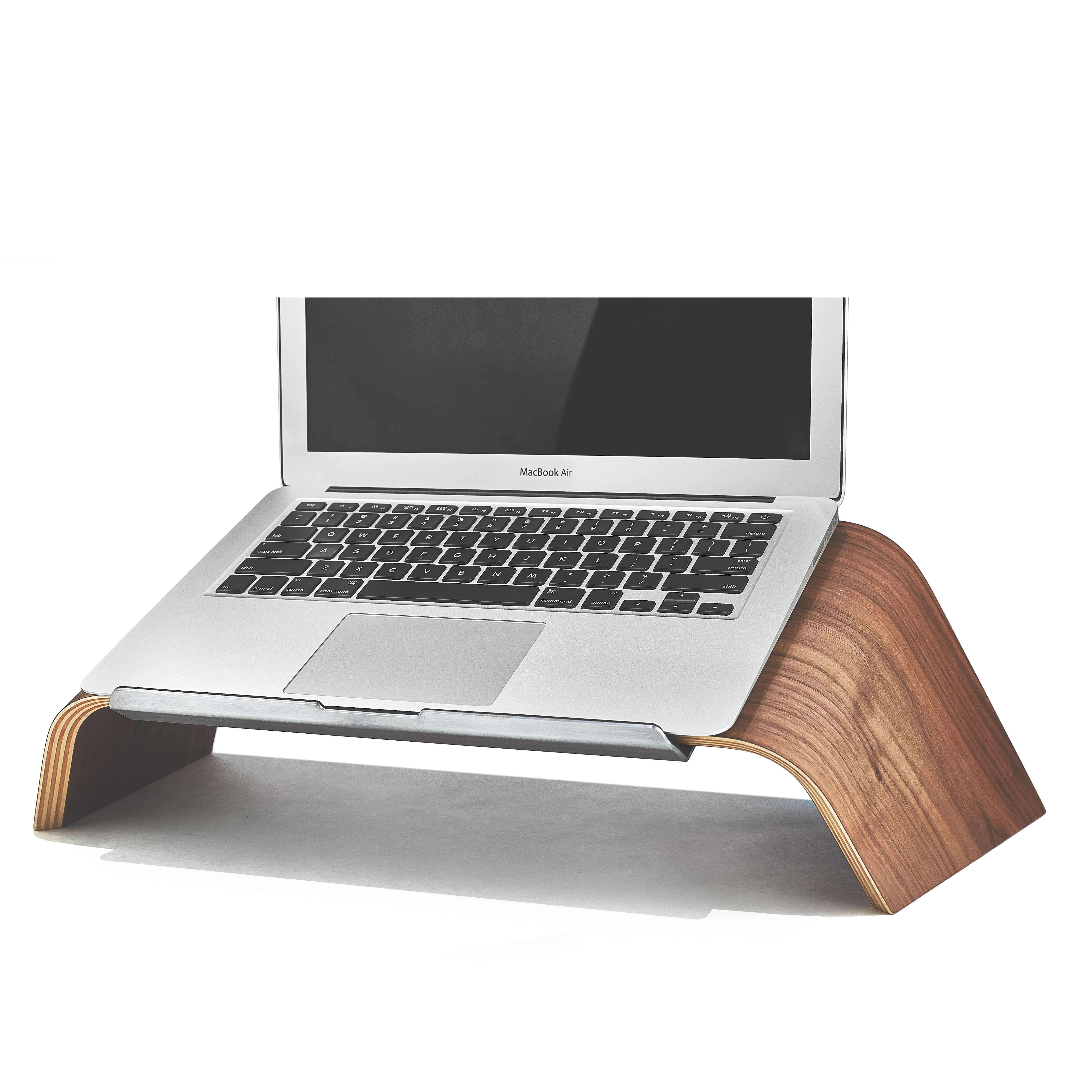 Grovemade – Walnut Laptop Stand – Right Side View » Design You Trust ...