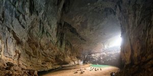 Tiny Beach in a Cave