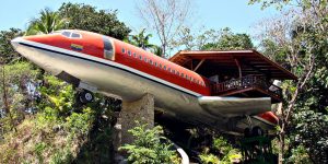 Real Boeing 727 Airplane Converted In Authentic Hotel In Costa Rica