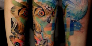 Russian Artist Adds Digital Pixel Glitches To Animal Tattoos. And It’s Awesome!