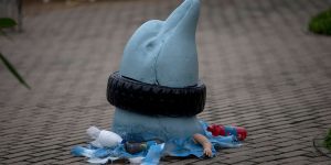 The Sea Isn't Made for Fish - Art Installation In Rio de Janeiro