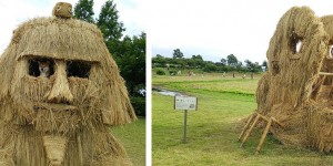 Astonishing Straw Sculptures in Japan