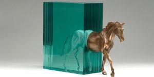 Broken Liquid: New Bodies of Water Sculpted from Layered Glass by Ben Young