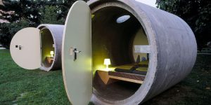 Sleepaway In A Sewer Pipe At Dasparkhotels in Austria And Germany