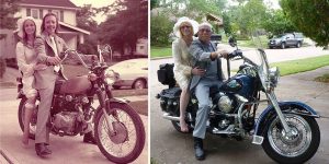 Couple Celebrates 40th Anniversary By Recreating Their Wedding Pics From 1975
