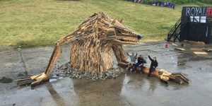 Astonishing Giant Sculptures Made From Scrap Wood By Thomas Dambo