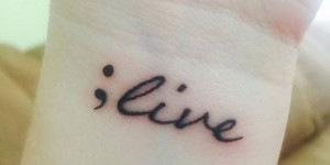 Tattoos of Semicolons Offer Love and Hope to Those Struggling with Mental Health Issues