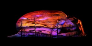 An Artist Created Stunning Body Paintings Glow Under Black Lights