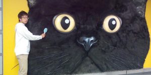 Tokyo's Giant Cat Billboard Is Big Enough To Pet