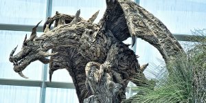 Fantastic Creepy Driftwood Dragon Sculptures By James Doran