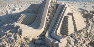 New York Artist Sculpts Sandcastles That Would Make M.C. Escher Proud