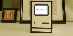 The “Happy Computer Icon” Stand For Iphone Made Of Paper