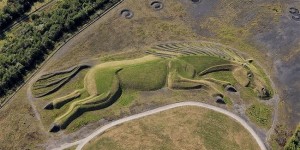 Giant 650-Feet Long Horse Earth Sculpture
