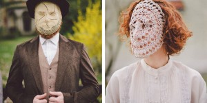 Francesca Lombardi And Giacomo Favilla Present Stunning Doily Masks Portraits