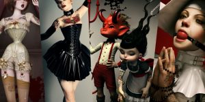 Charmed 3D Models Of Rebeca Puebla Inspired By BDSM