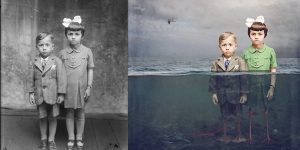 This Photographer Turns Vintage Photos Into Surreal Works Of Art