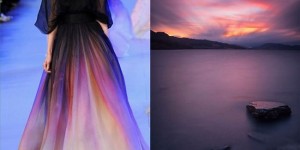 Striking Fashion Photos Paired with Nature Scenes They're Inspired By