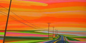 Colorful Paintings Capture the Endless Freedom of the Open Road