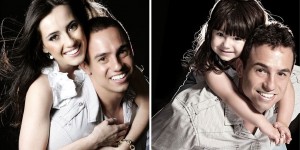 A Guy Re-made Photos of His Deceased Wife with His Daughter
