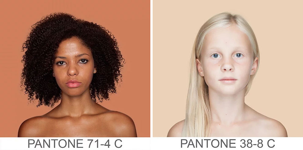 Photographer Angelica Dass Matches Skin Tones with Pantone Colors ...