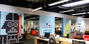 Creative Employees Transform Their Office with 'Star Wars' Murals Made of 3,597 Post-Its