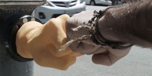 Fist Bump with Traffic Signals