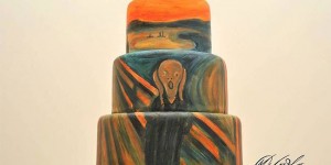 Classical Paintings are Beautifully Reproduced on this Artist's Cake Icing Patterns
