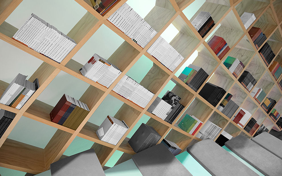 Library Blocks Rayon A Cocoon in a Library » Design You Trust — Design Daily Since 2007